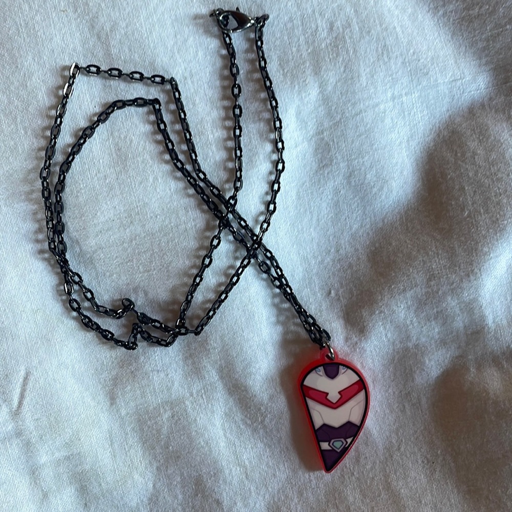 Netflix’s Voltron Keith half-heart necklace from an Etsy shop